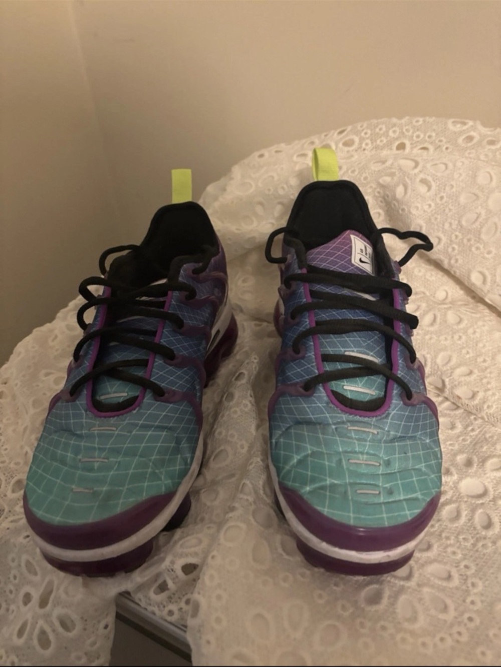 Nike Air Vapormax Plus Purple and Black Sneakers